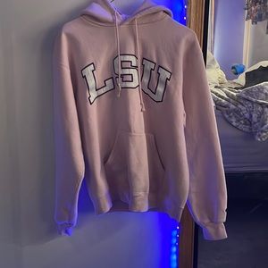 LSU hoodie, pink and is a size medium!